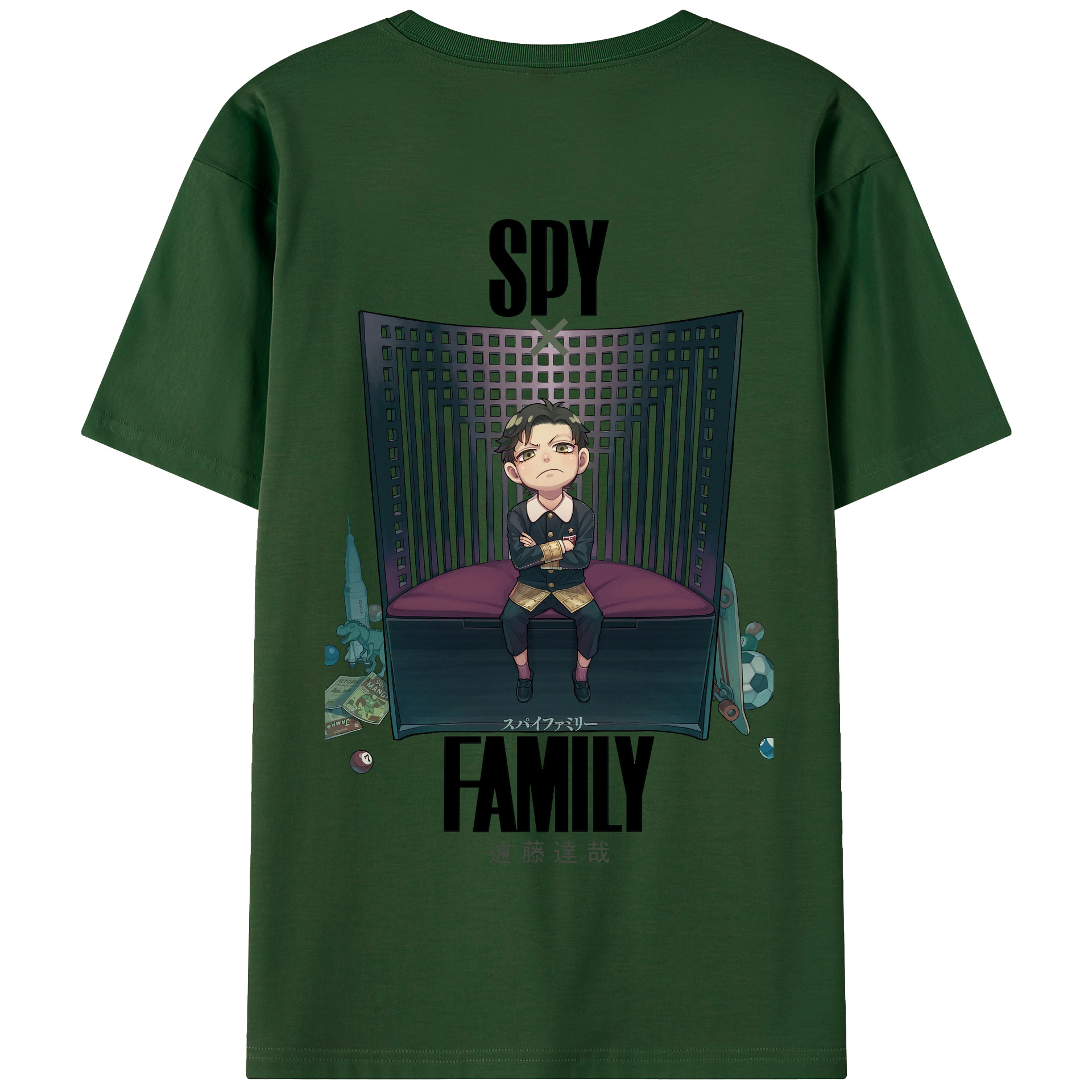 （画像用） SPY×FAMILY间谍家家酒 綿100％半袖Tシャツ（背面プリント）